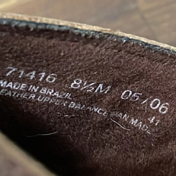 Clarks Studded Heeled Clogs Mule Shoes Brown leather size 8.5 - Picture 11 of 13